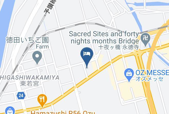 Ozu City - Ozu Plaza Hotel Maps