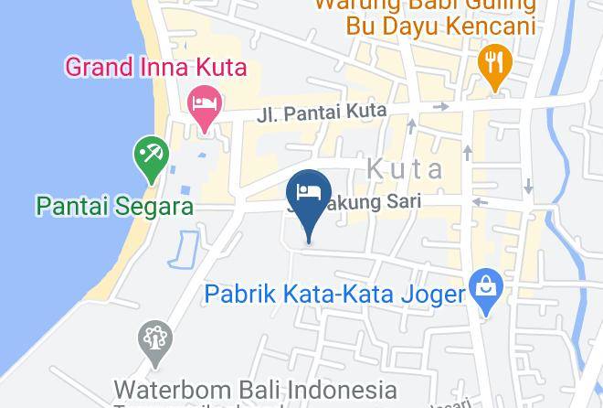 Badung Regency - Ozz Hotel Kuta Maps