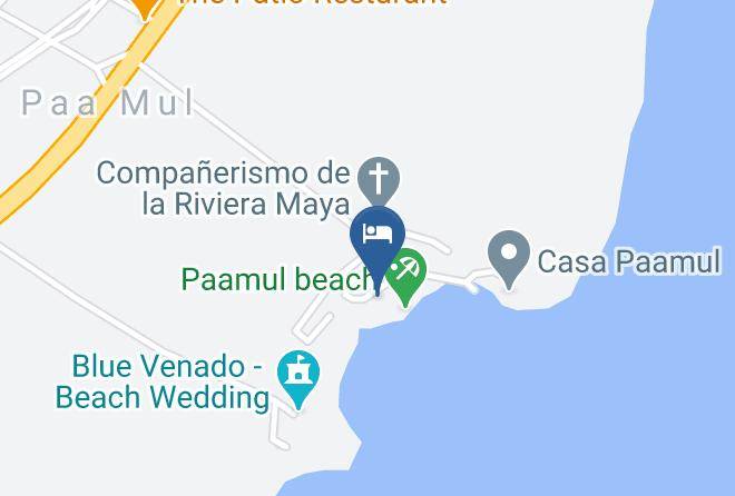 Solidaridad - Paamul Hotel & Beach Club Maps
