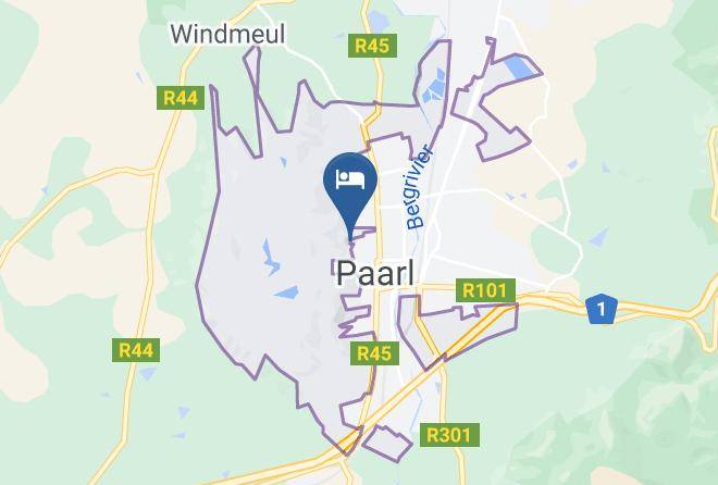 Cape Winelands - Paarl Boutique Hotel Maps