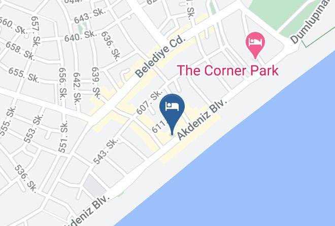 Pacco Sea & City Hotel Spa Map