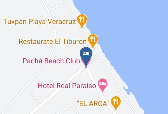 Tuxpan - Pacha Beach Club Hotel Maps
