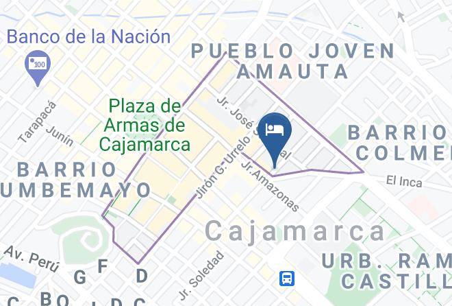 Cajamarca - Pacha Qori Backpackers Maps