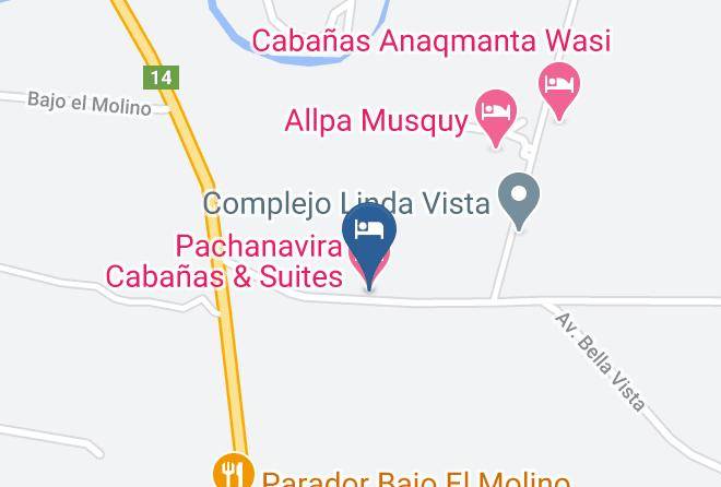 San Alberto Department - Pachanavira Cabanas & Suites Maps