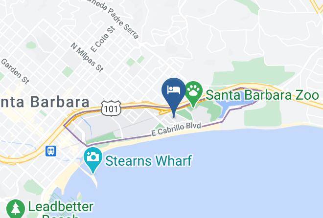 Santa Barbara - Pacific Crest Hotel Maps