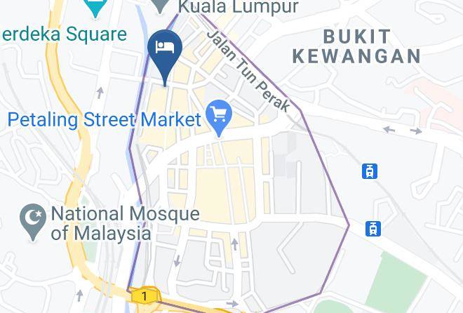 Kuala Lumpur - Pacific Express Hotel Central Market Maps