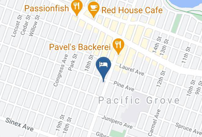 Monterey - Pacific Grove Inn Maps