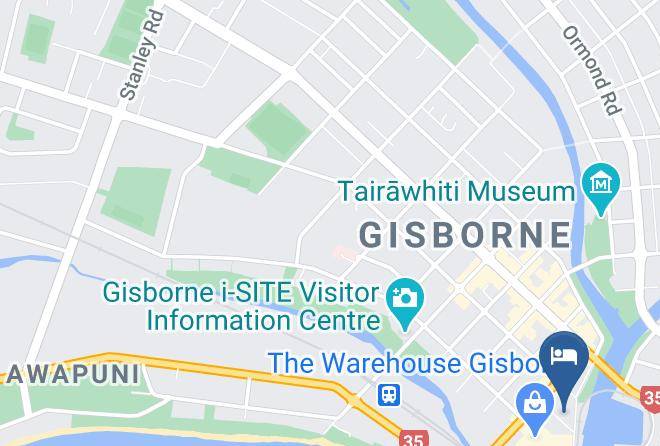 Gisborne - Pacific Harbour Motor Inn Maps