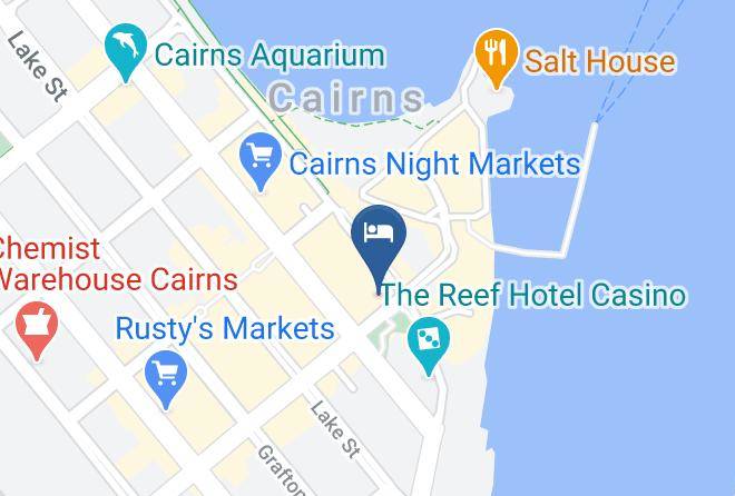 Cairns - Pacific Hotel Cairns Maps