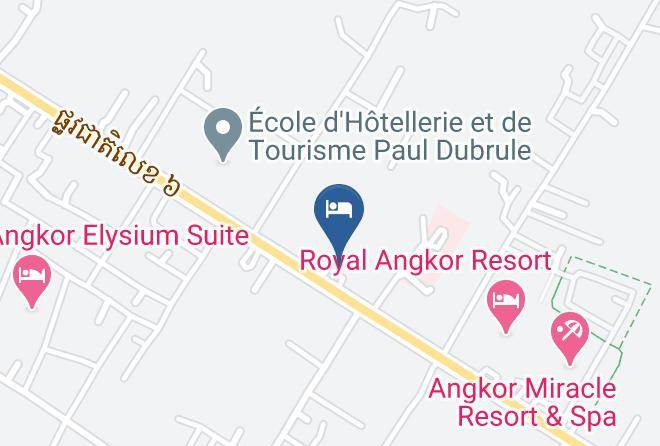 Pacific Hotel & Spa Karte - Siem Reap - Siem Reab Town