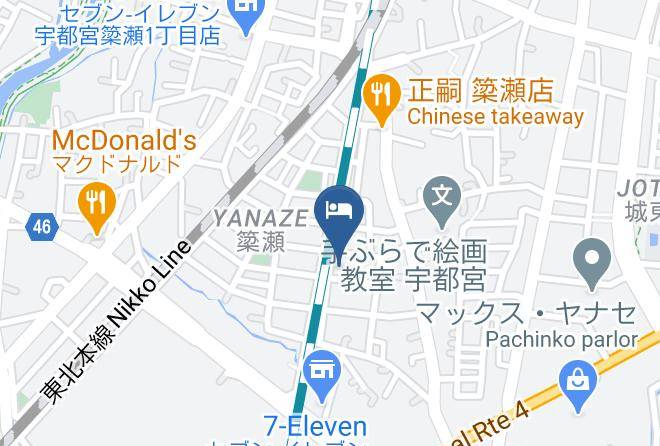 Pacific Hotel Utsunomiya Map