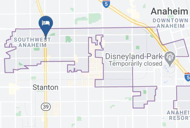 Orange - Pacific Inn Anaheim Maps