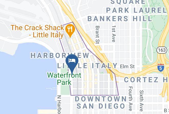 San Diego - Pacific Inn Hotel & Suites Maps