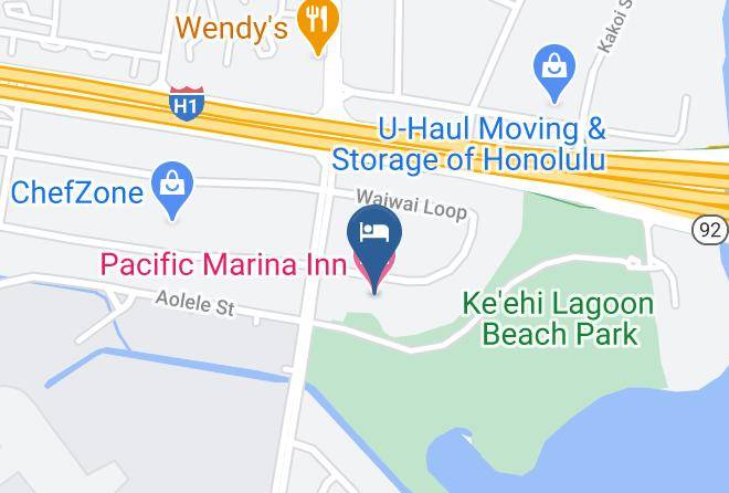 Honolulu - Pacific Marina Inn Maps