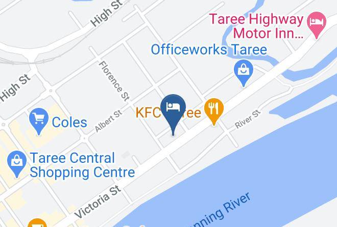 Mid Coast - Pacific Motel Taree Maps