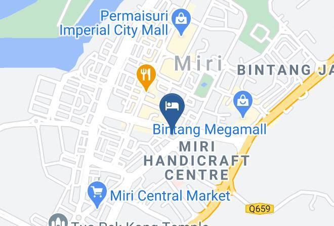 Bahagian Miri - Pacific Orient Hotel Maps