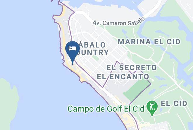 Mazatlan - Pacific Palace Tower Beach Hotel Maps