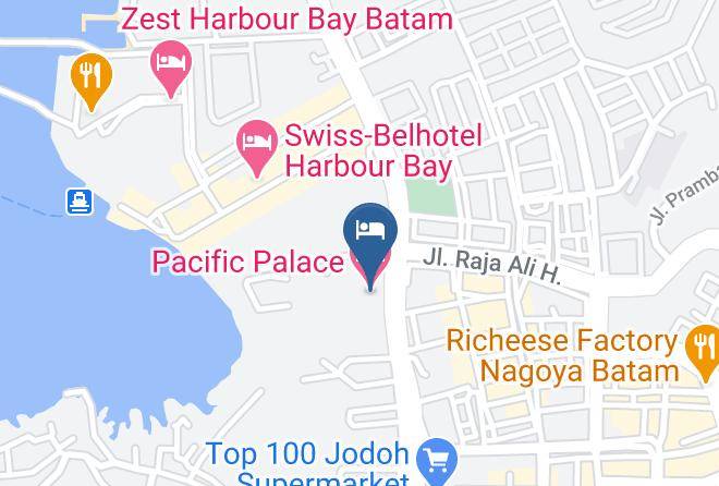 Batam - Pacific Palace Hotel Maps