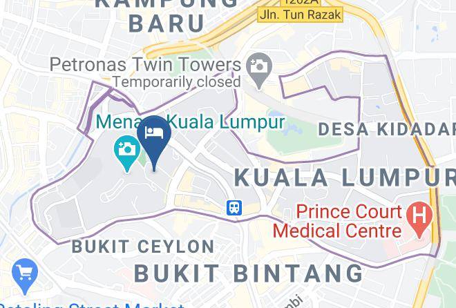 Kuala Lumpur - Pacific Regency Hotel Suites Maps