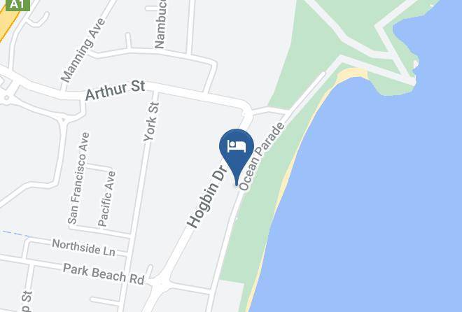 Coffs Harbour - Pacific Towers Beach Resort Maps