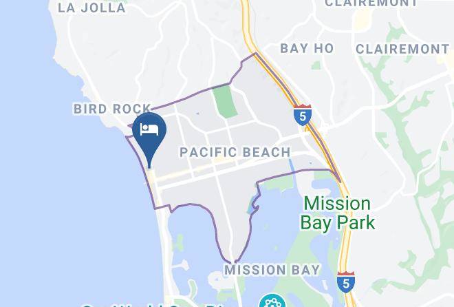 San Diego - Pacific View Inn Maps