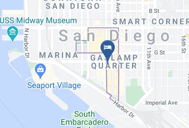 San Diego - Pacifica Hotel Maps