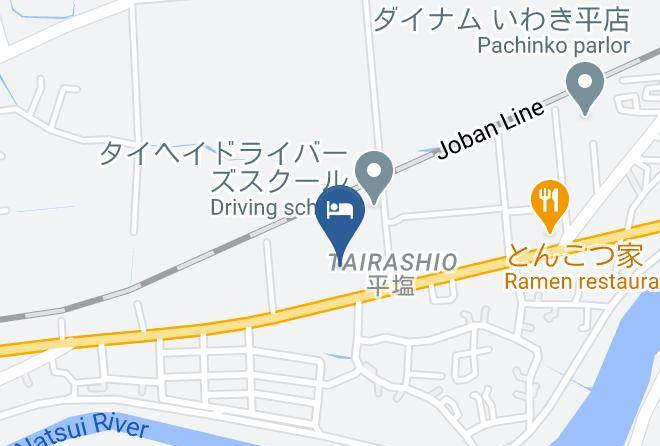 Iwaki City - Pacifico East Hotel Maps
