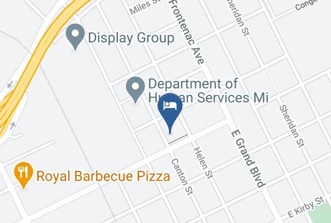 Wayne County Kettering Butzel - Packard Motel Maps