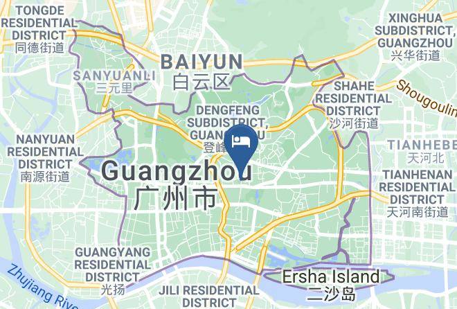 Guangzhou - Paco Business Hotel Dongfeng Road Maps