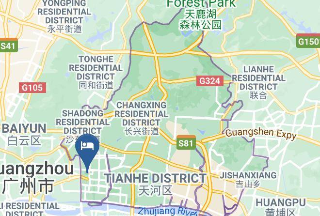 Guangzhou - Paco Hotel Guangzhou Tiyu Xilu Metro Branch Maps