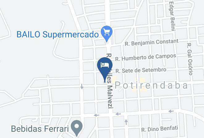 Potirendaba - Paco Hotel Potirendaba Maps
