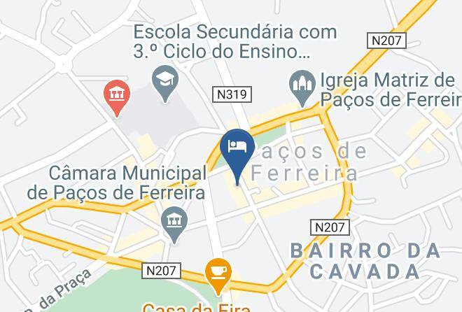 Pacos De Ferreira - Pacos Ferrara Hotel Maps