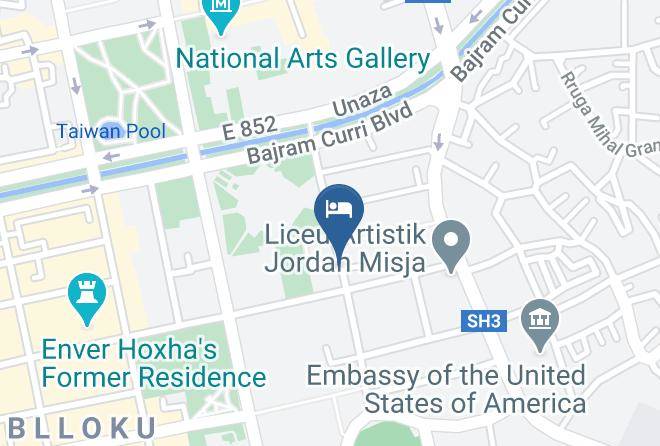 Tirana - Padam Boutique Hotel Maps