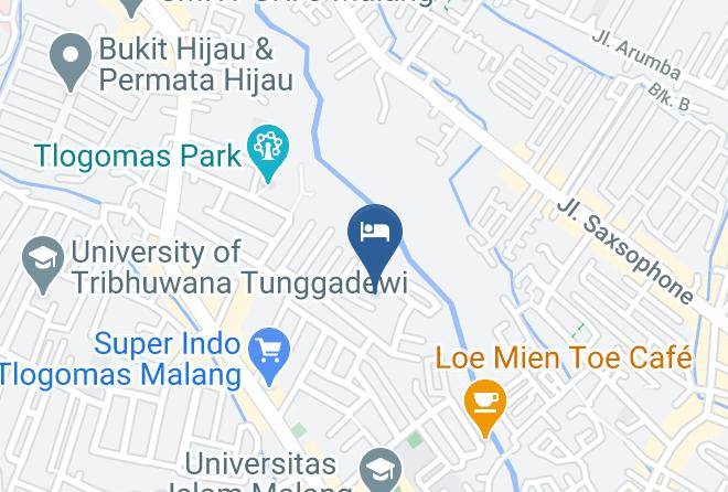 Kota Malang - Padi Heritage Hotel Maps