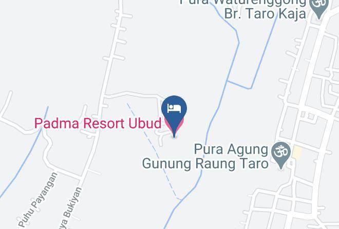 Gianyar Regency - Padma Resort Ubud Maps