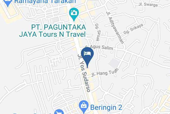 Kota Tarakan - Padmaloka Hotel Tarakan Maps
