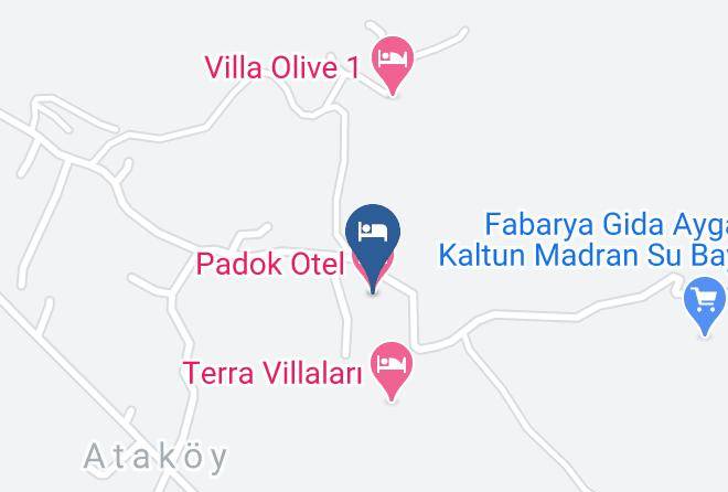 Mugla - Padok Otel Maps