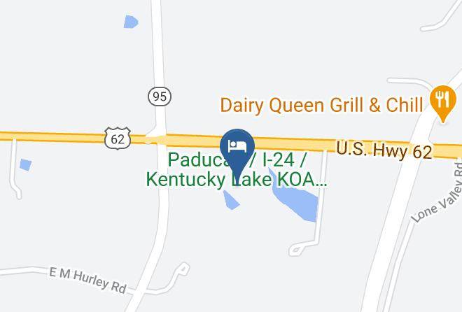 Marshall - Paducah I 24 Kentucky Lake Koa Journey Maps