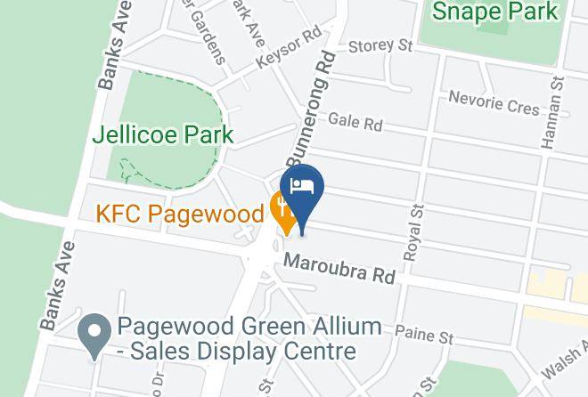 Pagewood Hotel Map