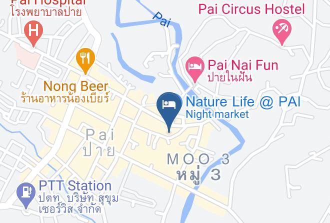 Amphoe Pai - Pai Cherkaew Boutique Maps