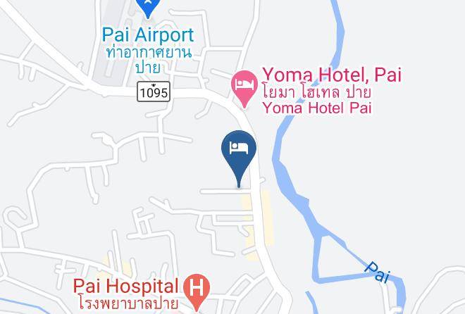 Amphoe Pai - Pai Flora Resort Maps