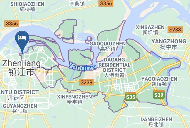 Zhenjiang - Pai Hotel Zhenjiang Dashikou Xijindu Maps