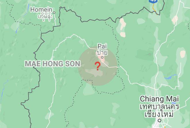 Amphoe Pai - Pai Kiang Duan Resort Maps
