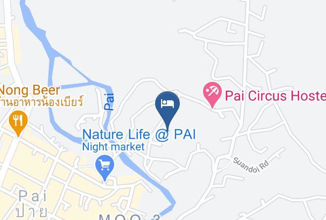 Amphoe Pai - Pai Princess Resort Maps