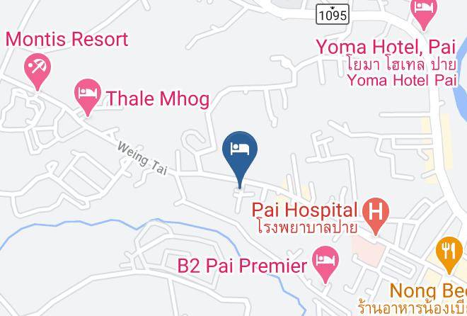 Amphoe Pai - Pai Wood Life Resort Maps