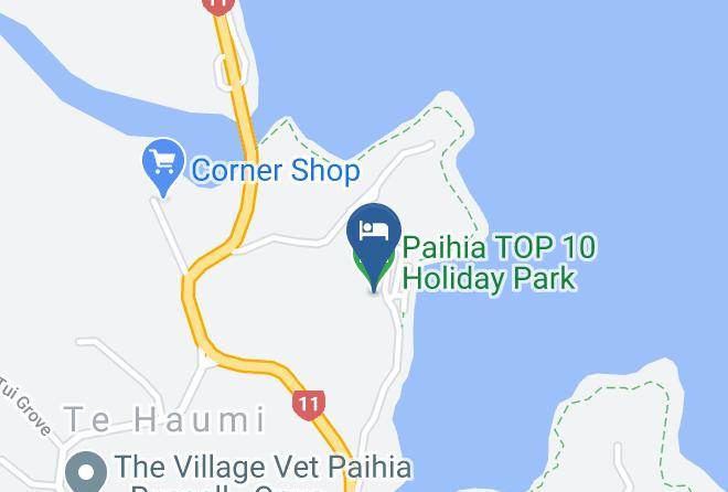 Far North - Paihia Top 10 Holiday Park Maps
