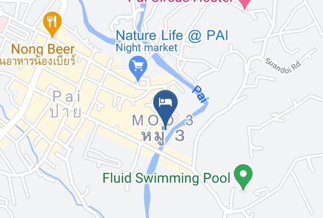 Amphoe Pai - Paiviman Resort Maps