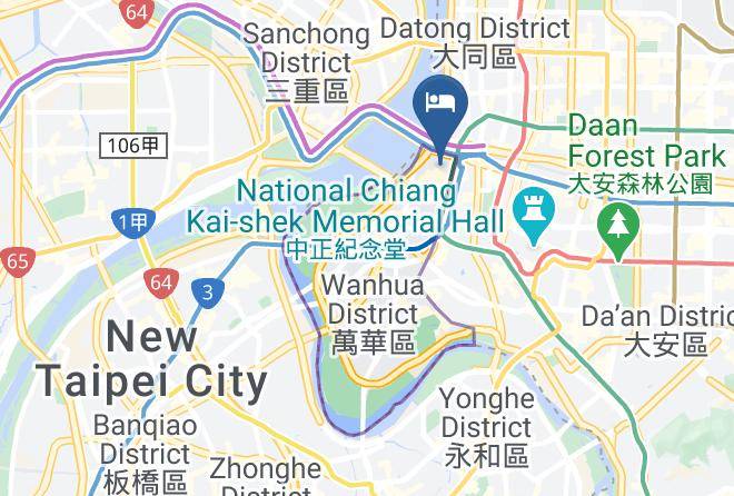 Wanhua District Ximending - Paiyueh Hotel Maps
