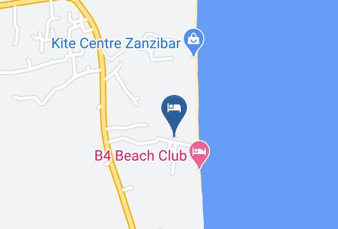 Zanzibar South - Paje Beach Bandas Maps