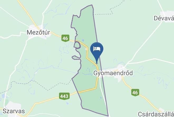 Gyomaendrod - Pajer Kemping Maps